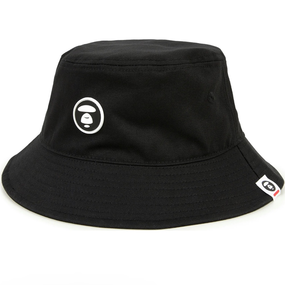AAPE Black Bucket Hat - Japanese Brand